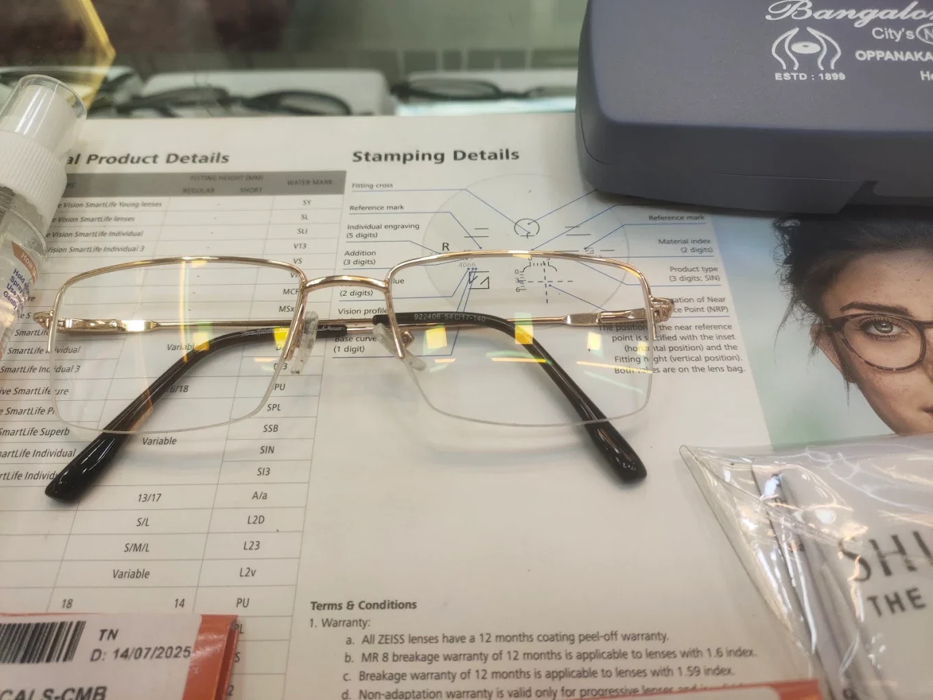 Eyewear collection at Bangalore Opticals