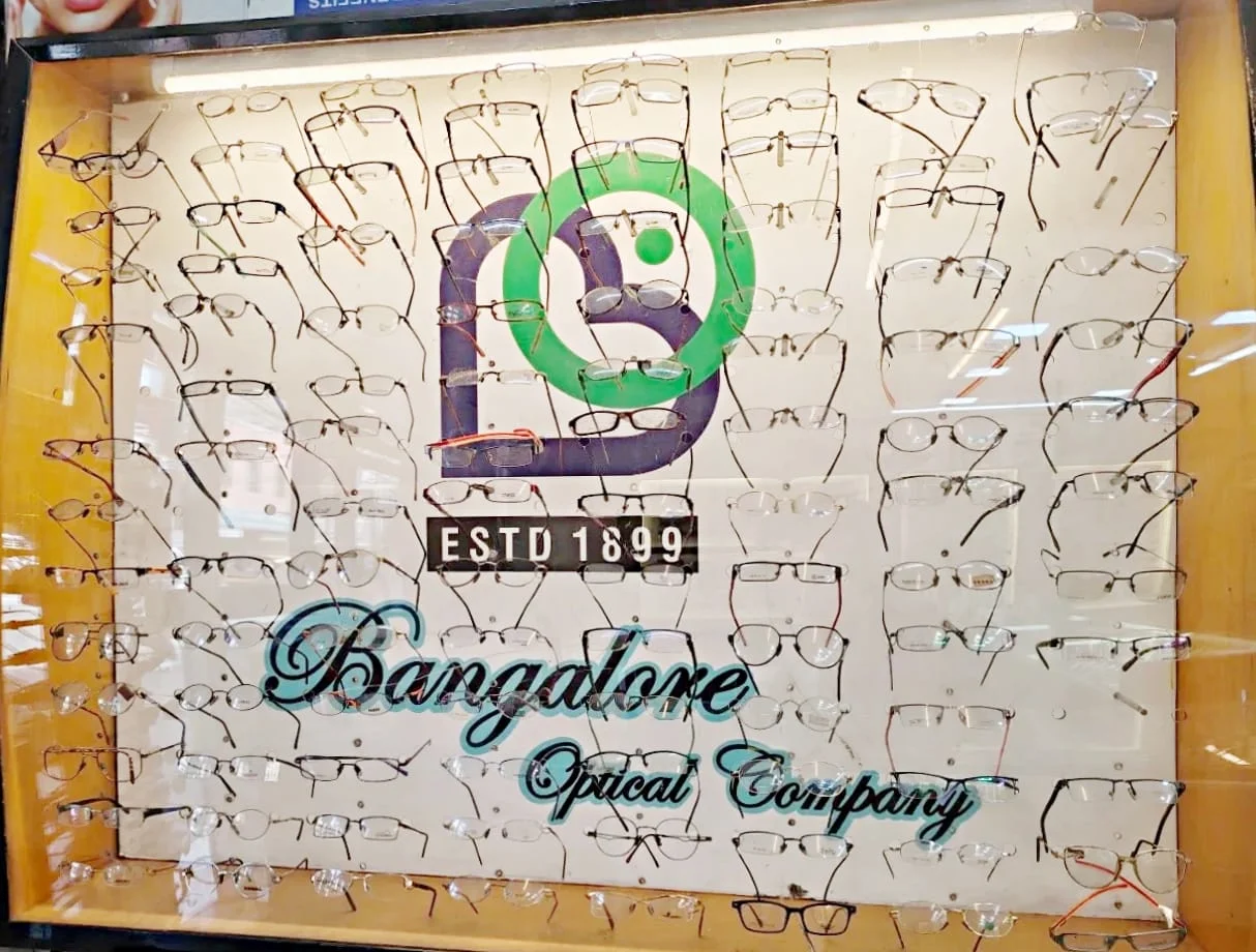 Bangalore Opticals historic optical shop in Coimbatore since 1899